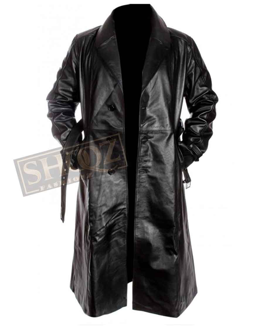 Sin City Mickey Rourke Trench Leather Coat Sin City Mickey Rourke Trench Leather Coat